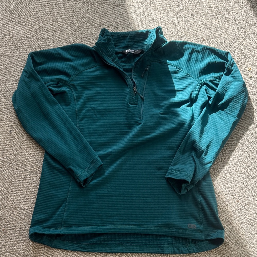Outdoor Research R2 Teal Zip Pullover